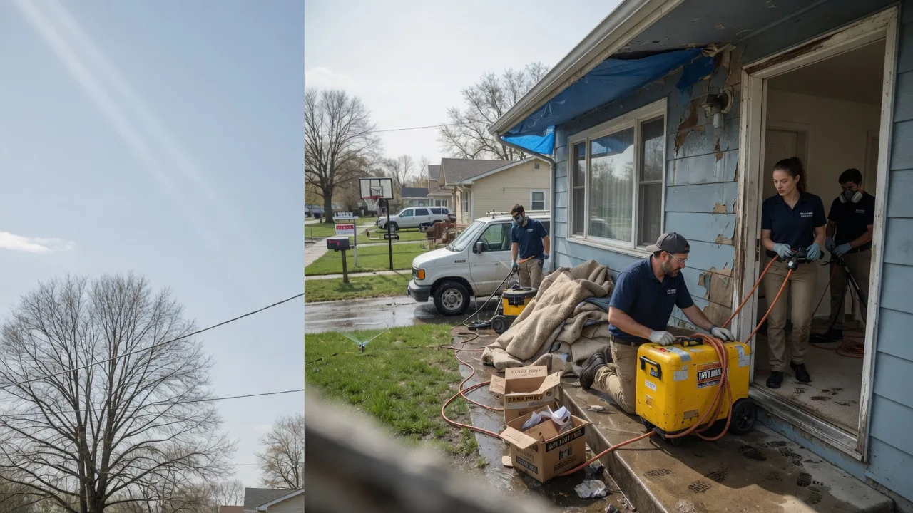 Basement Flood Cleanup in Boone Grove, IN near me